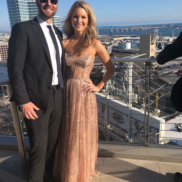 Andrea & Leo Couture Gown (A0656), Rose Gold - Picture 3 of 8